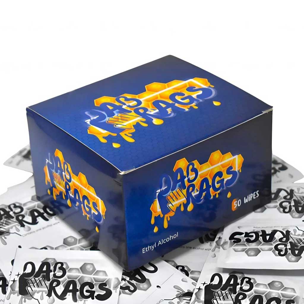 Dab Rags Ethyl Alcohol Wipes 50Ct
