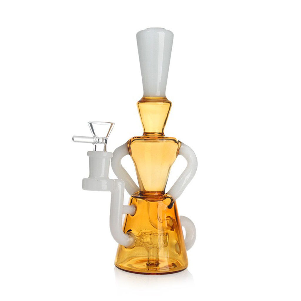 Double Uptake Klein Recycler Showerhead Perc Rig