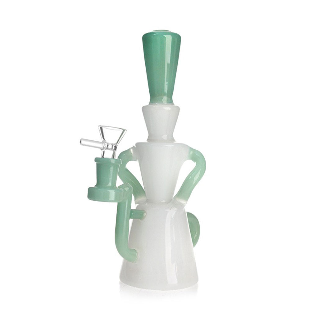 Double Uptake Klein Recycler Showerhead Perc Rig