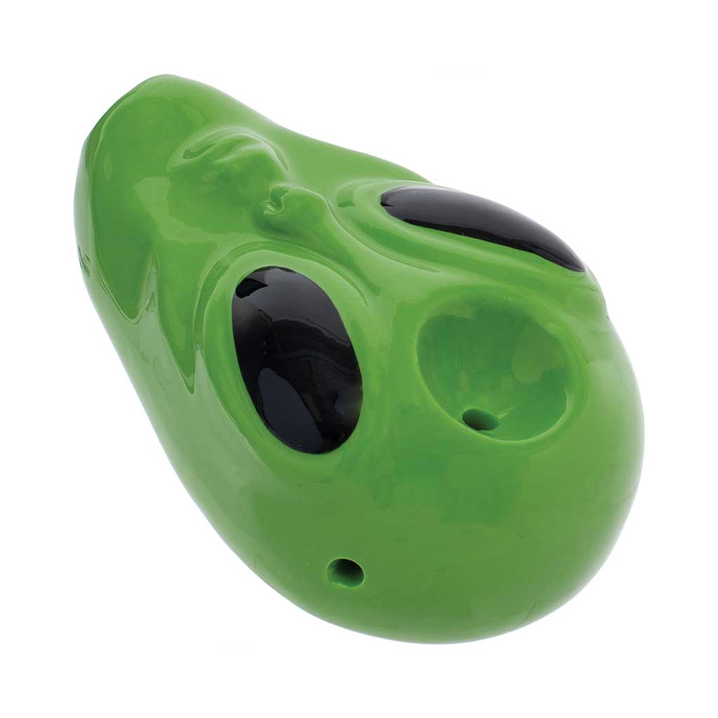 Green Alien Ceramic Pipe