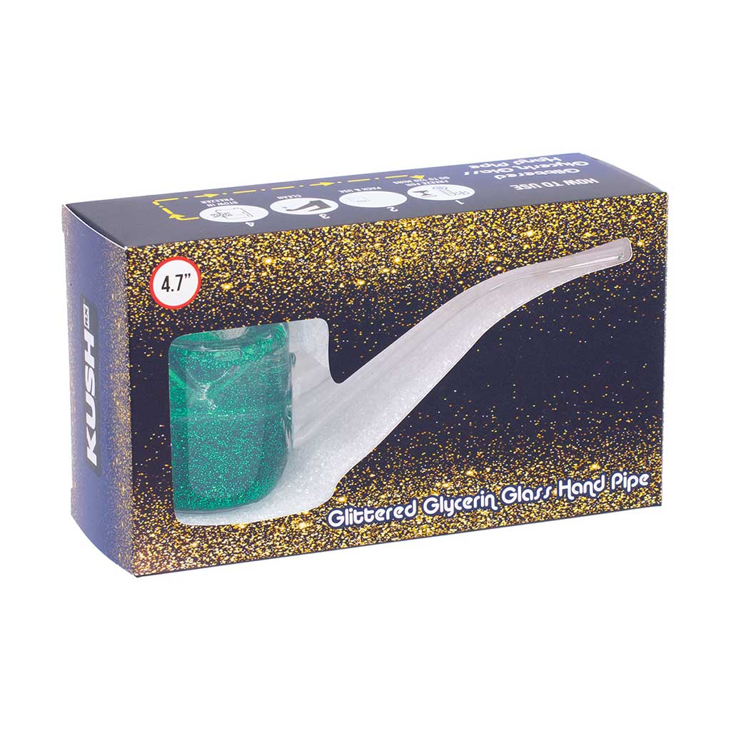 Liquid Glitter Sherlock Hand Pipe