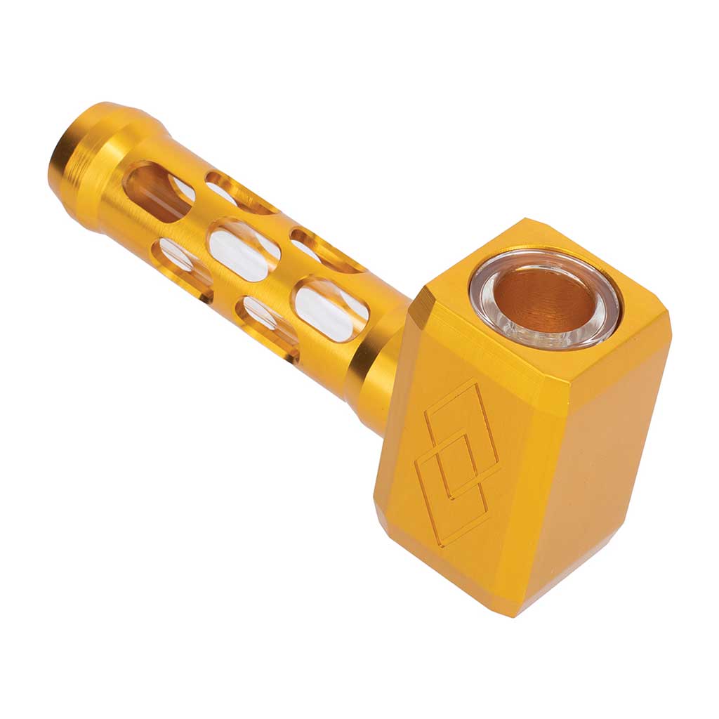 Hammer Aluminium Glass Pipe