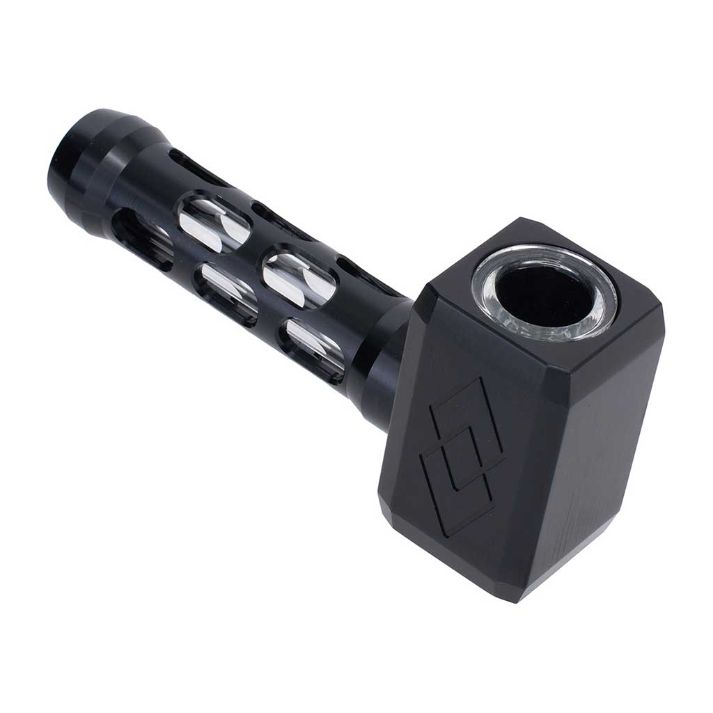 Hammer Aluminium Glass Pipe