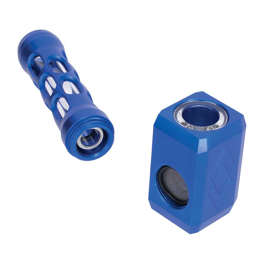 Hammer Aluminium Glass Pipe