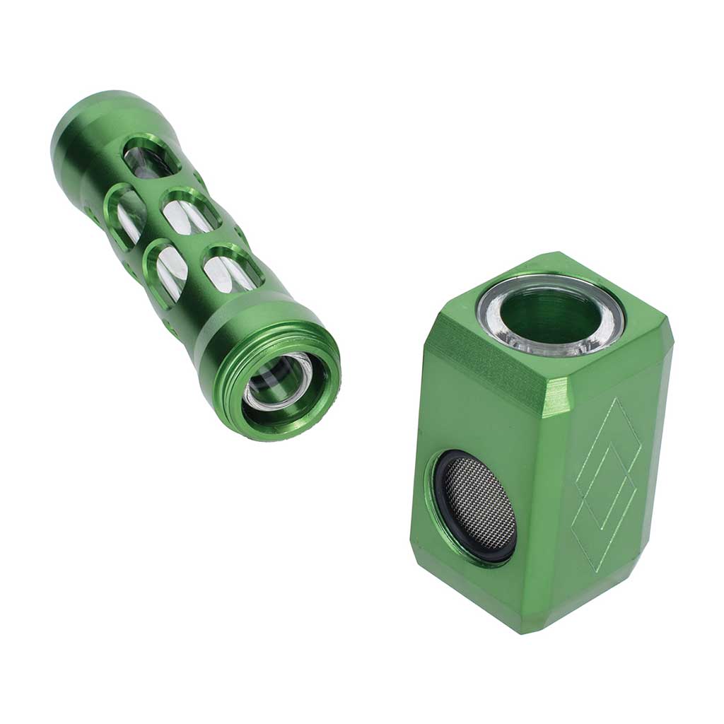 Hammer Aluminium Glass Pipe