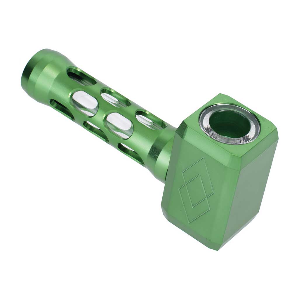 Hammer Aluminium Glass Pipe