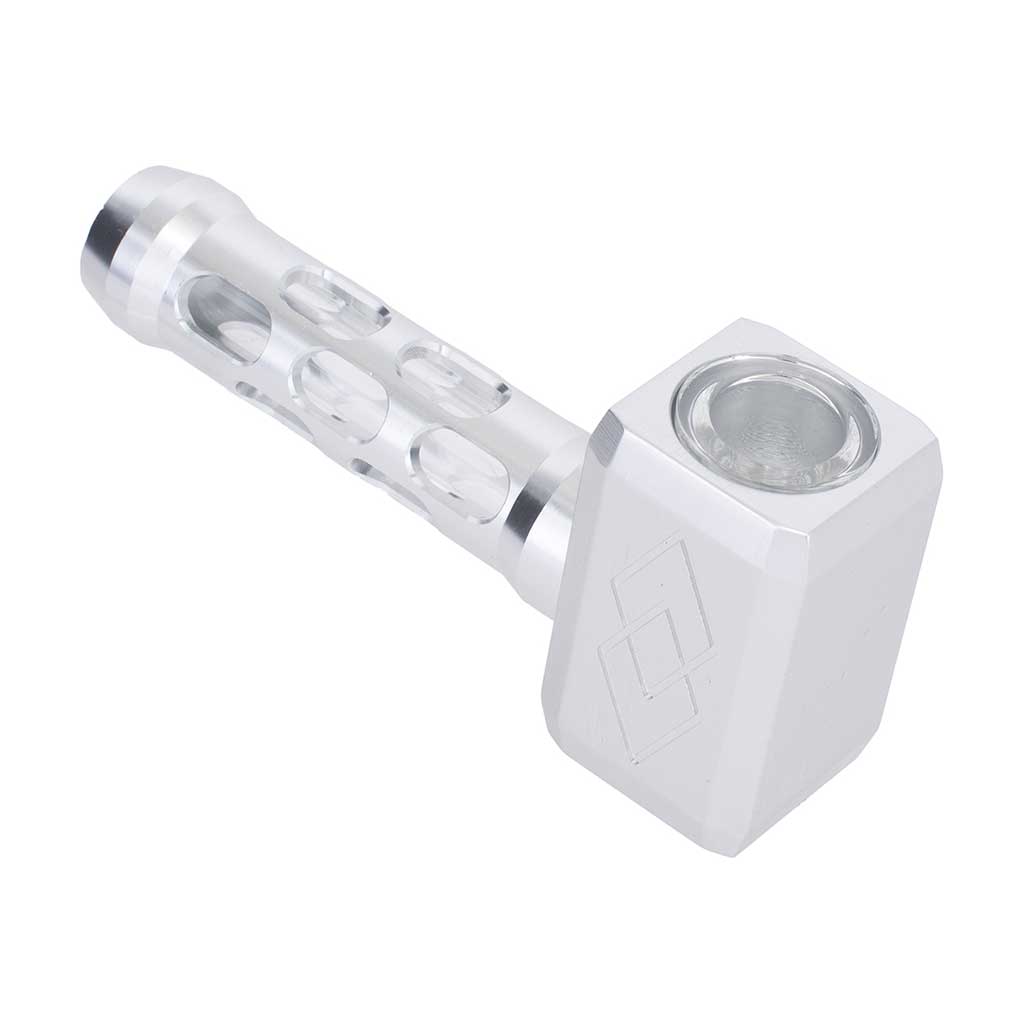 Hammer Aluminium Glass Pipe