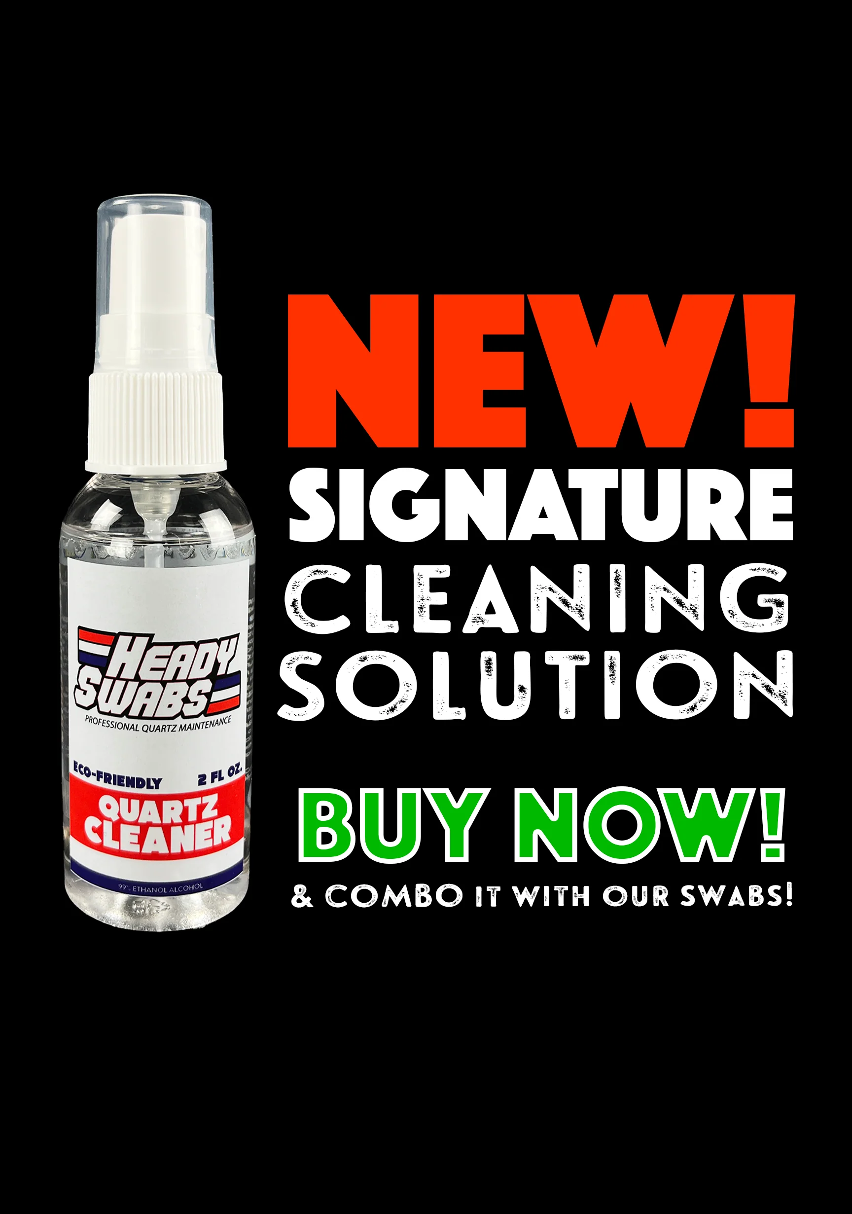 Heady Swabs 2Fl Oz Spray Quartz Cleaner