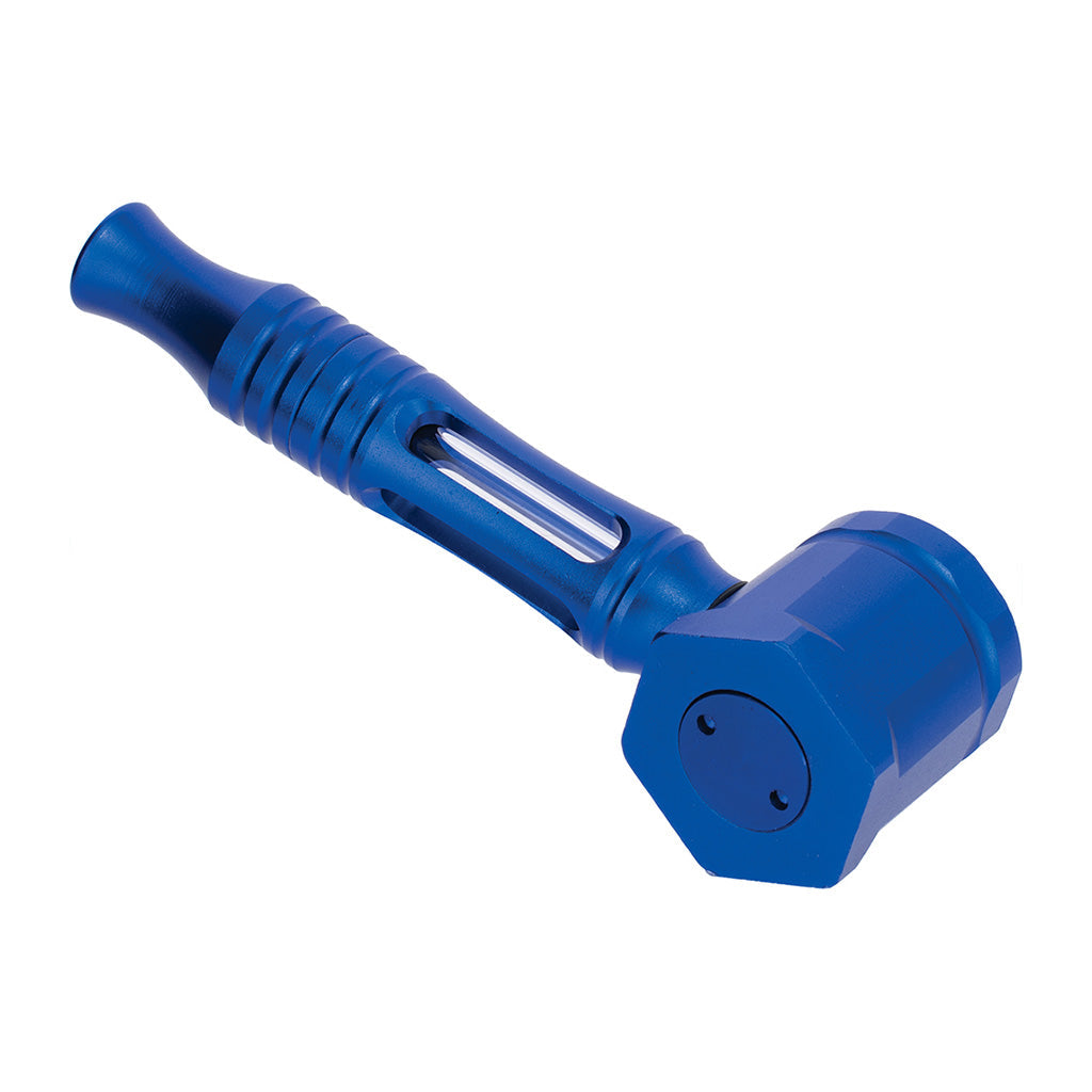 Hex Chamber Aluminum Glass Pipe