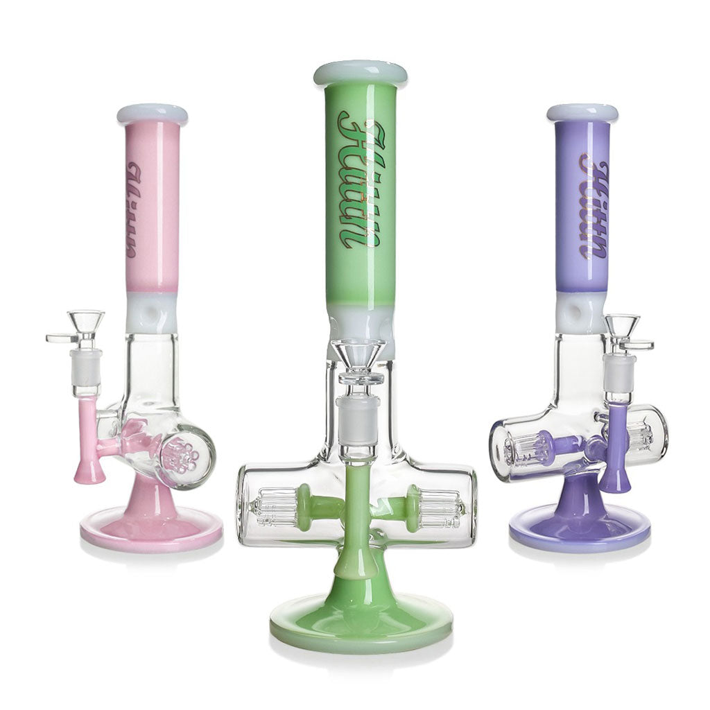Hittn Double 6-Arm Tree Perc Bong