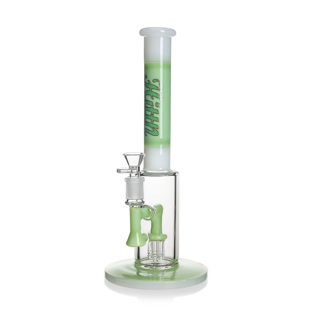 Hittn 6-Arm Tree Perc Straight Tube Bong