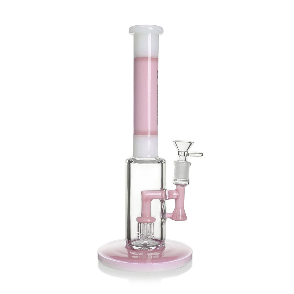 Hittn 6-Arm Tree Perc Straight Tube Bong