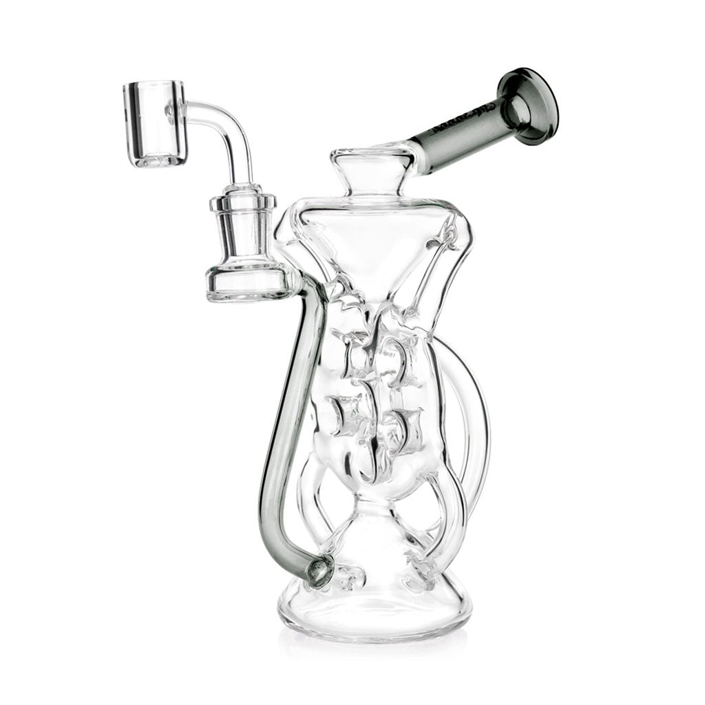 Hittn 6 Hole Swiss Perc Klein Recycler Dab Rig