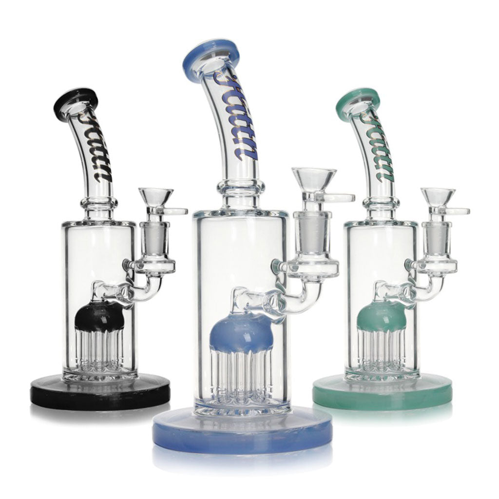 Hittn 8-Arm Tree Perc Bent Neck Bong