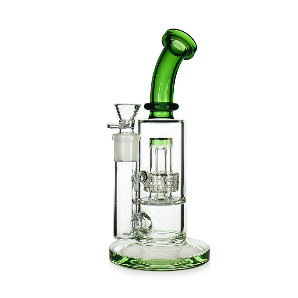 Hittn Barrel Perc Bent Neck Bong