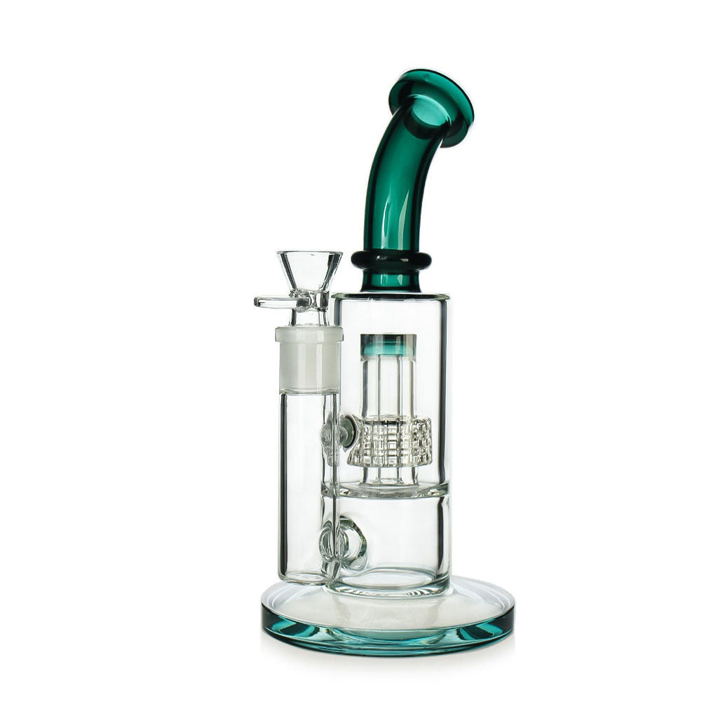 Hittn Barrel Perc Bent Neck Bong