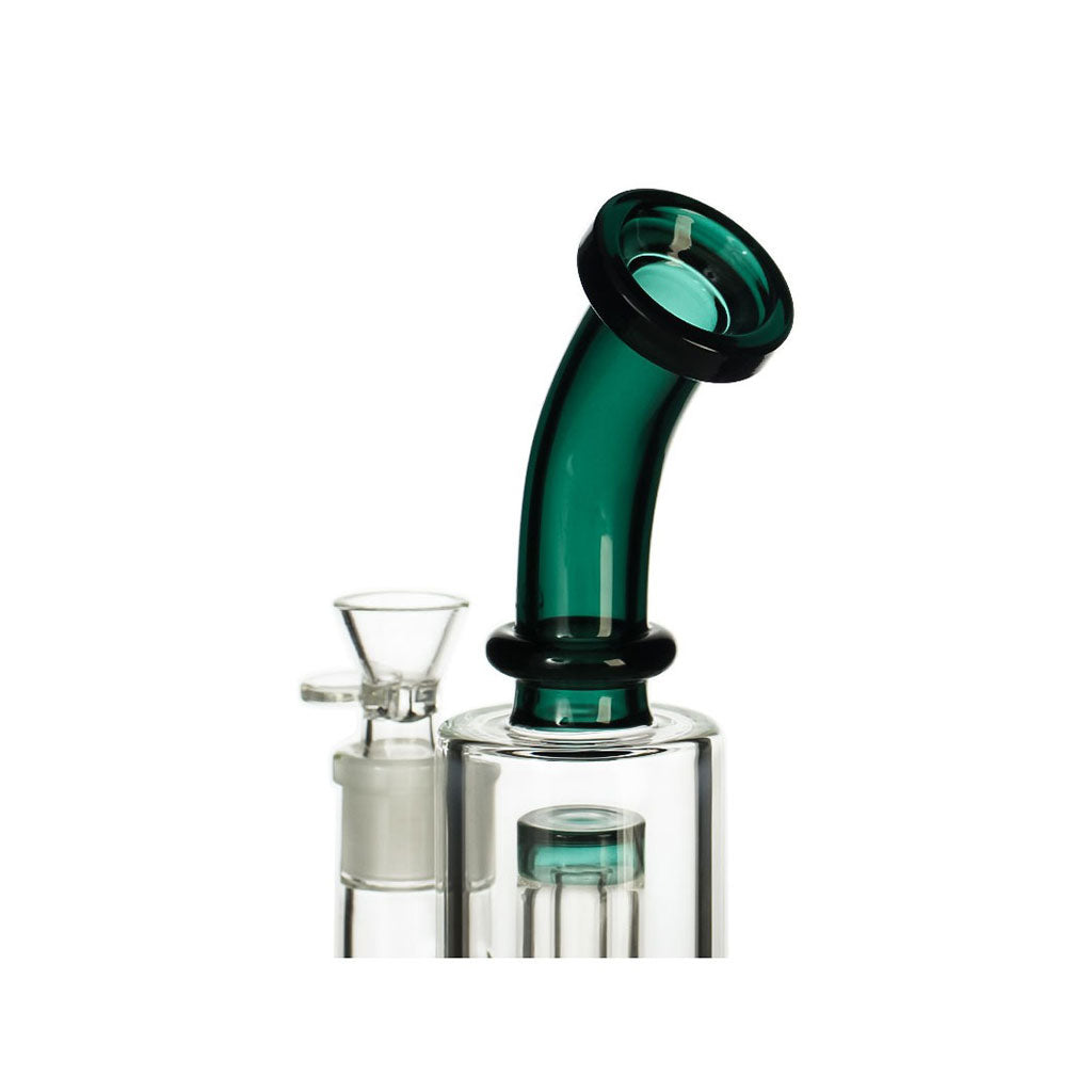 Hittn Barrel Perc Bent Neck Bong