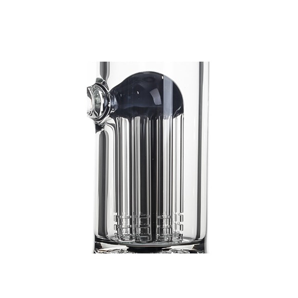 Hittn 8-Arm Tree & Pyramid Double Perc Beaker Bong
