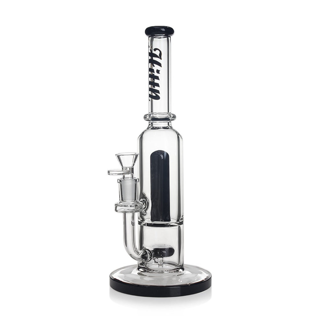 Hittn Straight Tube Bong With Showerhead Perc & Splash Guard