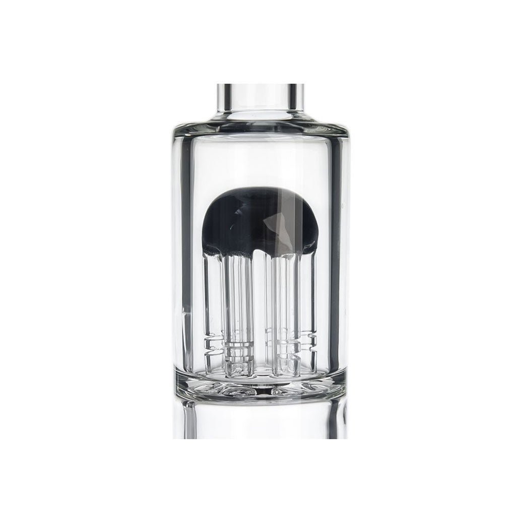 Hittn Double Chamber Showerhead & Tree Arm Perc Straight Bong