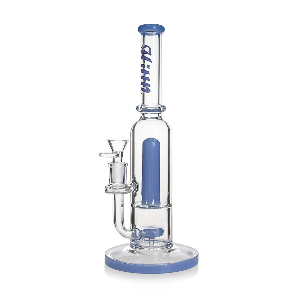 Hittn Straight Tube Bong With Showerhead Perc & Splash Guard