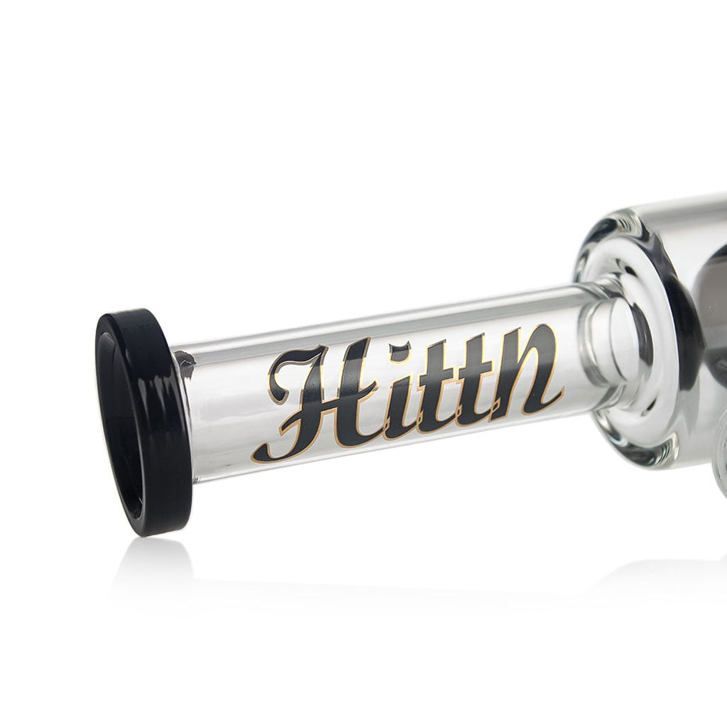 Hittn Double Chamber Showerhead & Tree Arm Perc Straight Bong