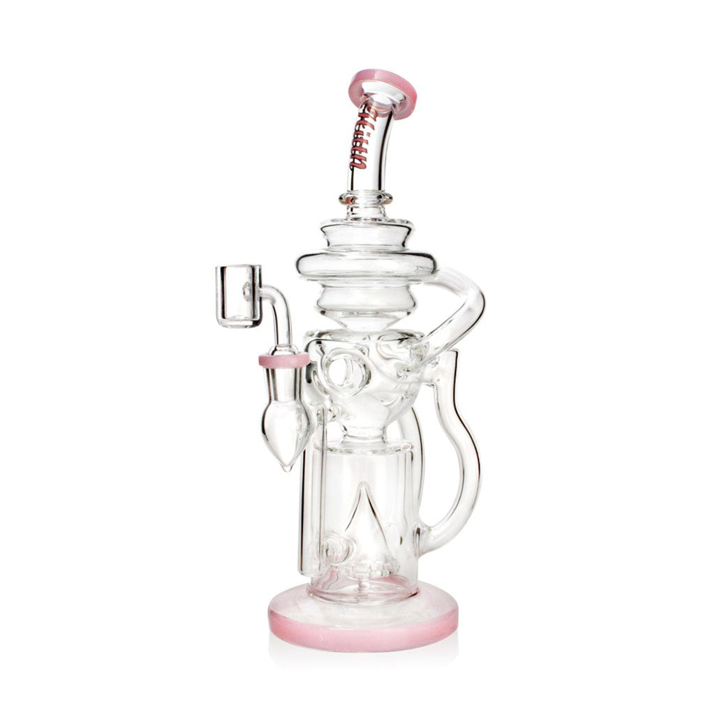 Hittn Cyclone Recycler Dab Rig With Pyramid Perc