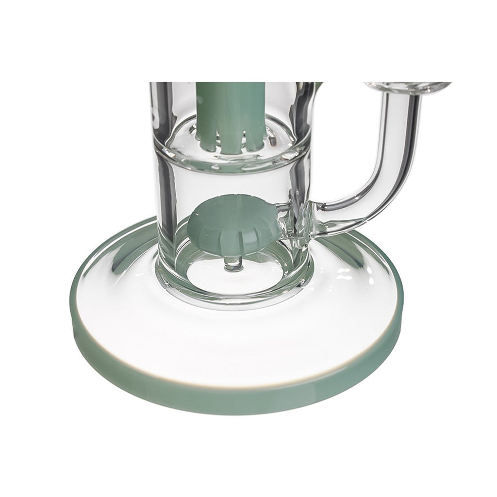 Hittn Straight Tube Bong With Showerhead Perc & Splash Guard