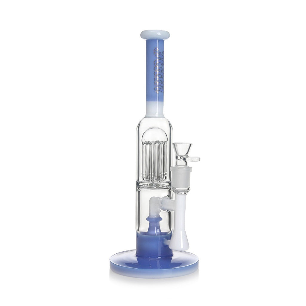 Hittn Showerhead 6-Arm Tree Perc Straight Tube Bong