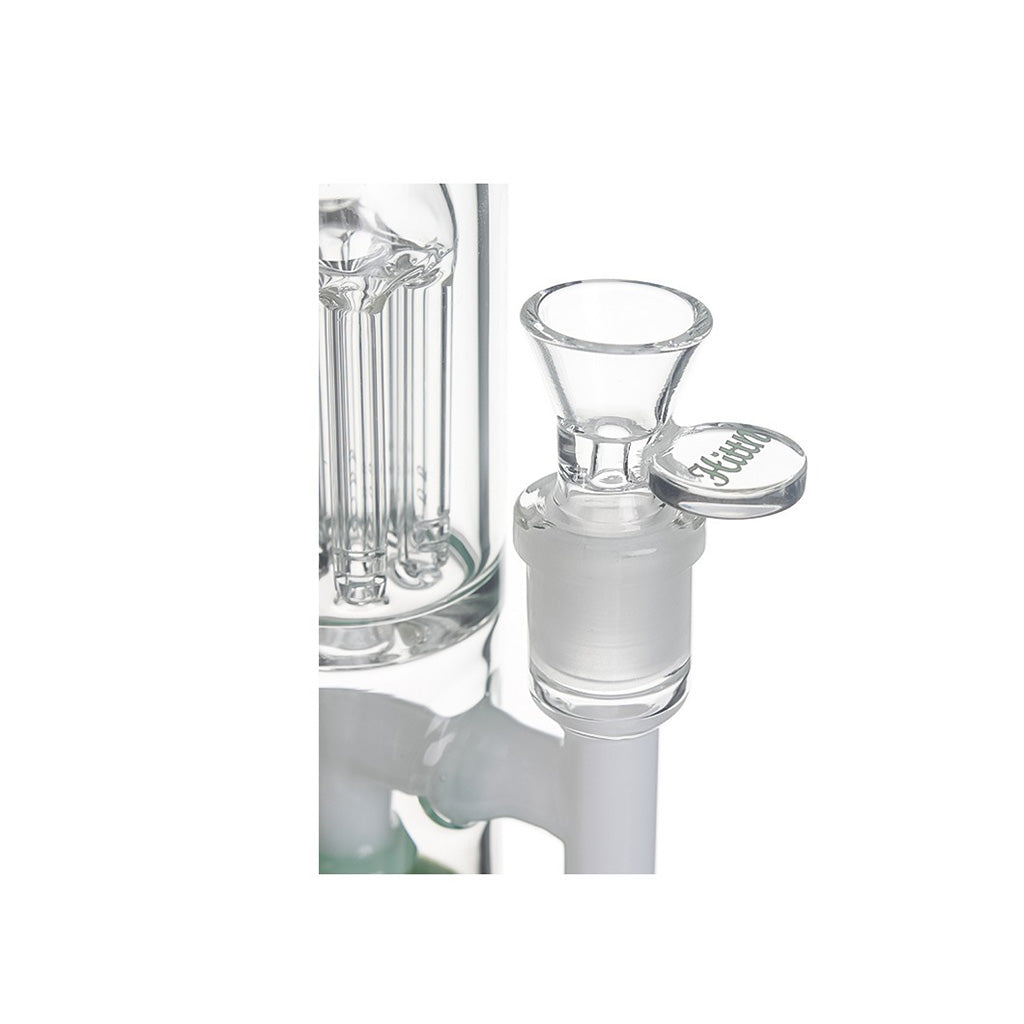 Hittn Showerhead 6-Arm Tree Perc Straight Tube Bong