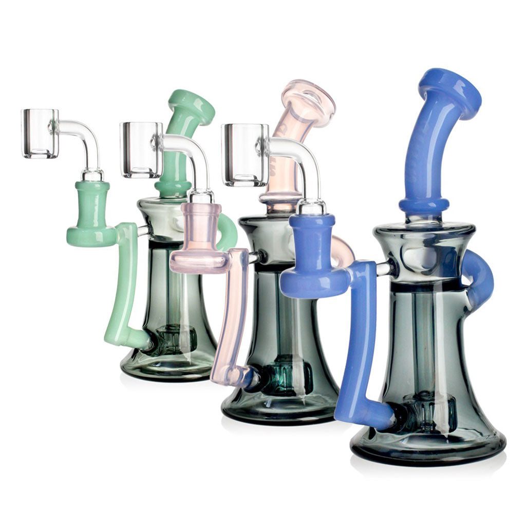 Hittn Sidecar Dab Rig With Showerhead Perc