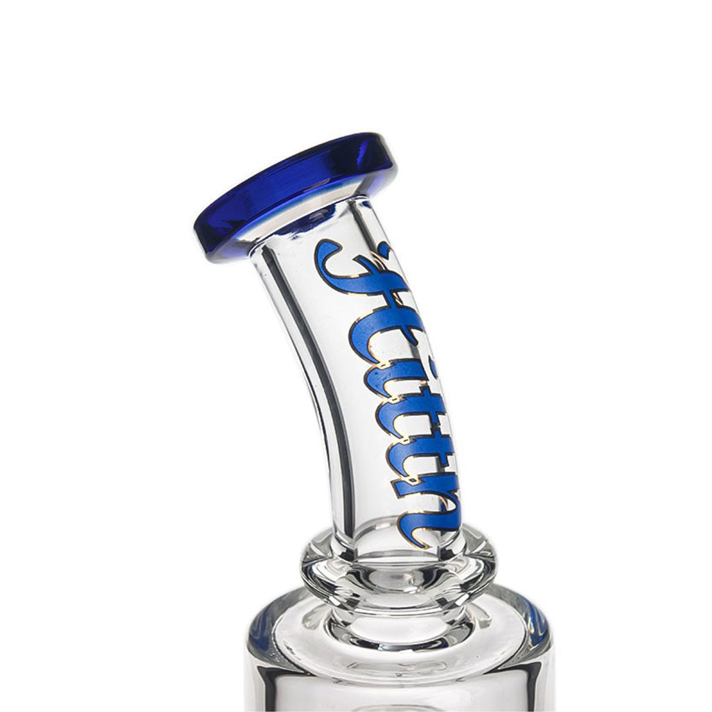 Hittn Slitted Cylindrical Barrel Perc & Round Mill Chamber Bong