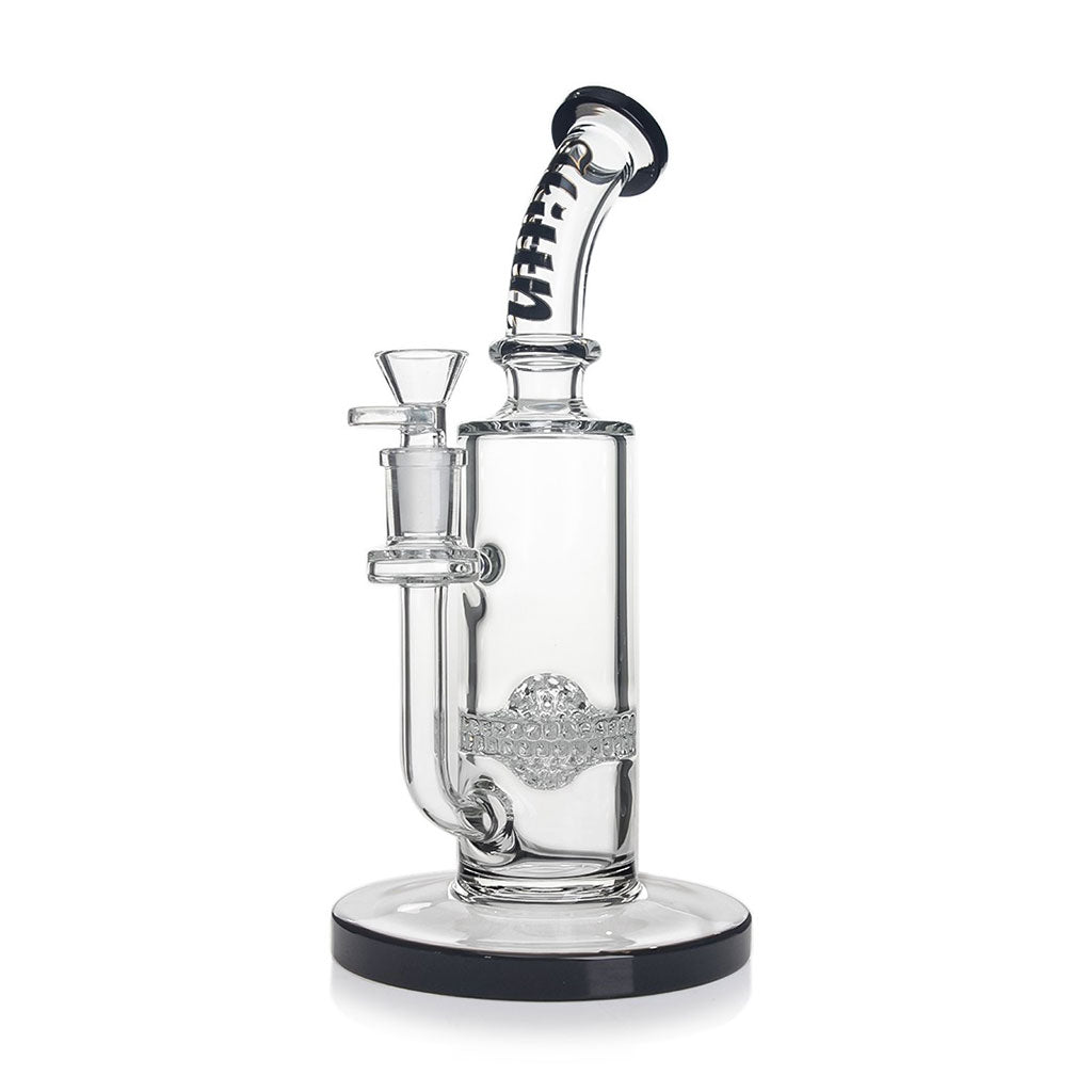 Hittn Sphere Honeycomb Perc Bent Neck Bong