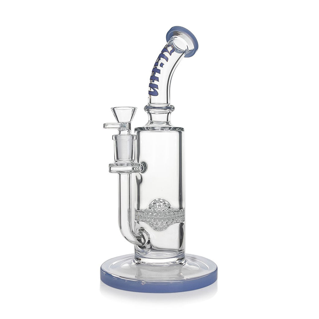 Hittn Sphere Honeycomb Perc Bent Neck Bong