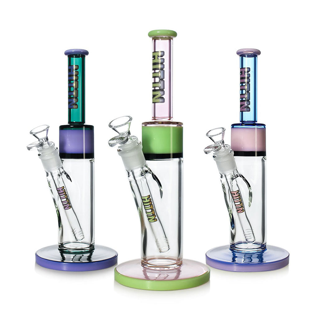 Hittn Straight Tube Bong With Diffused Downstem