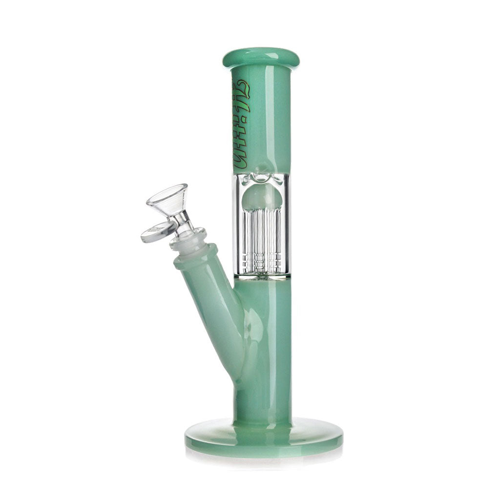 Hittn Tree Perc Straight Tube Bong With Splash Guard
