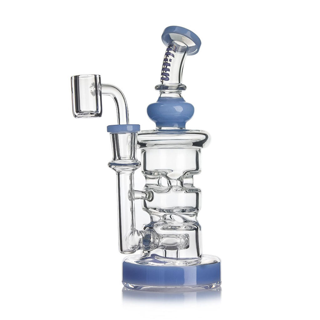 Hittn Triple Chamber Disc Perc Recycler Dab Rig