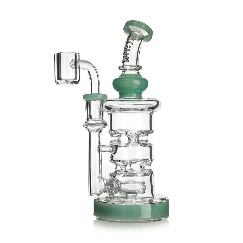 Hittn Triple Chamber Disc Perc Recycler Dab Rig