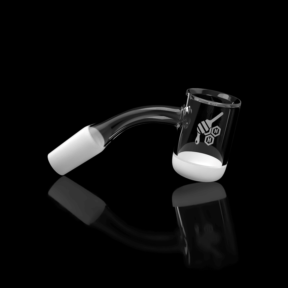 Honey & Milk Bevel Bowl Quartz Banger - 45° Degree | Yl