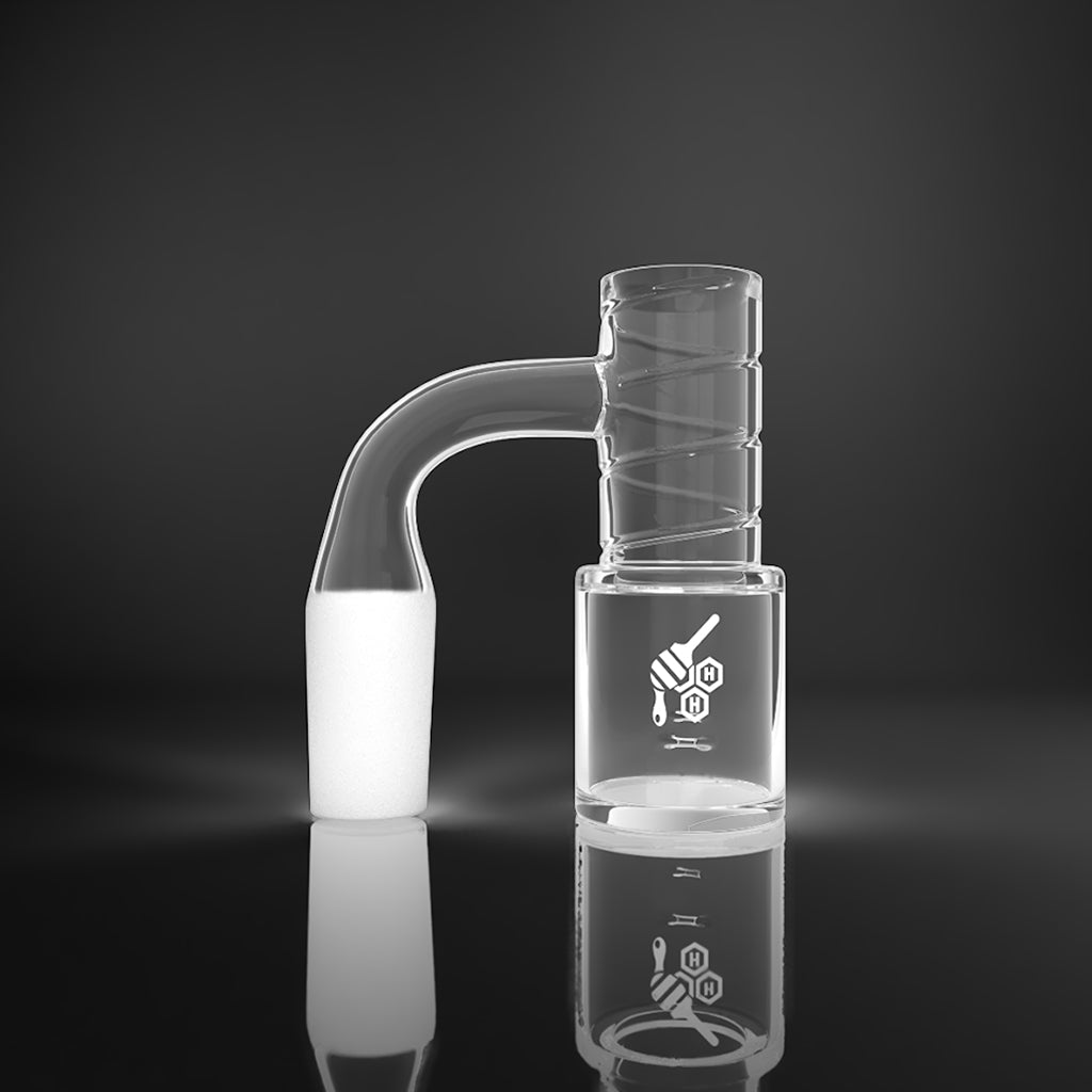 Honey Chamber Whirlwind Quartz Banger - 90° Degree | Yl