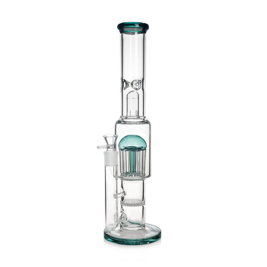 Honeycomb & 12 Arm Tree Perc Bong