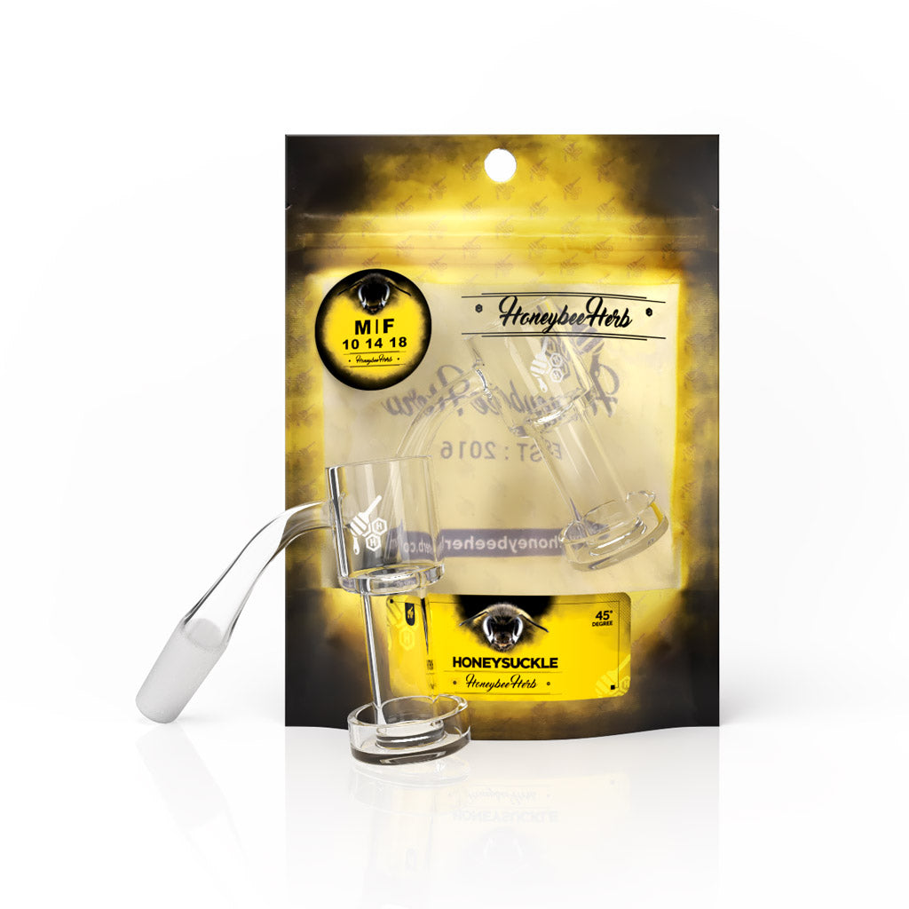 Honeysuckle Quartz Banger - 45° Degree | Yl