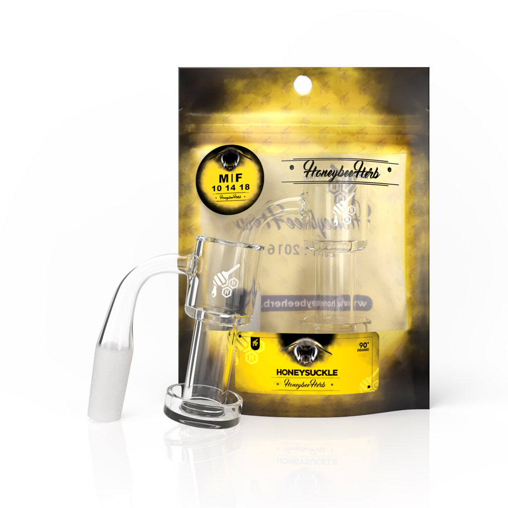 Honeysuckle Quartz Banger - 90° Degree | Yl