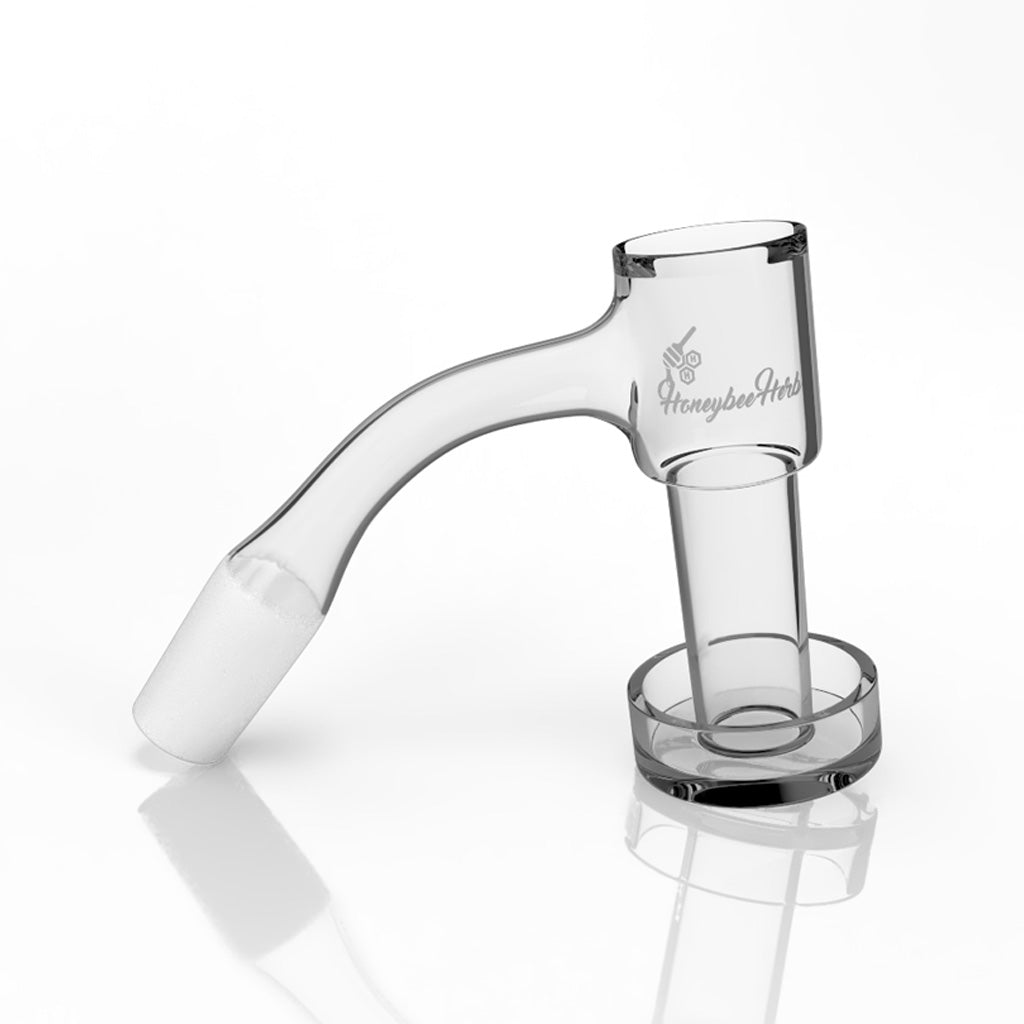 Honeysuckle Bevel Quartz Banger - 45° Degree | Bl