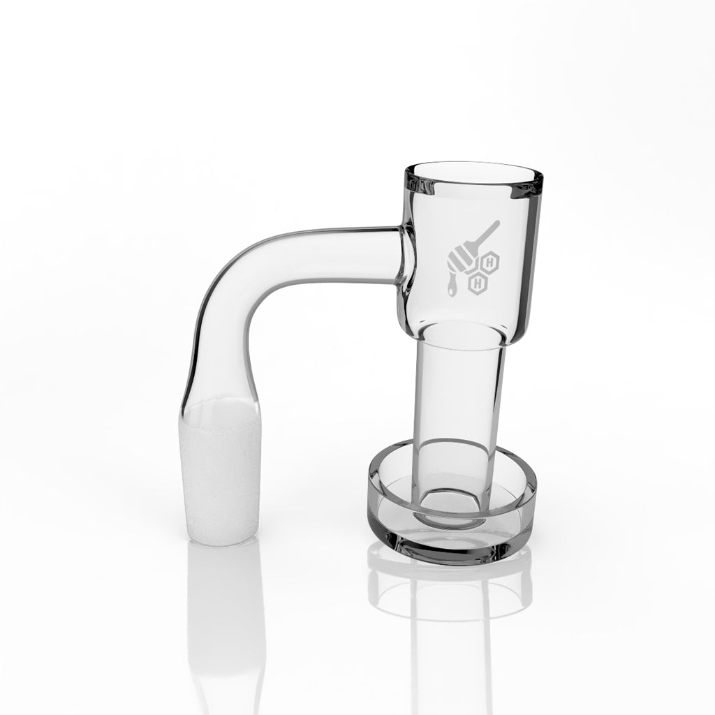 Honeysuckle Bevel Quartz Banger - 90° Degree | Yl