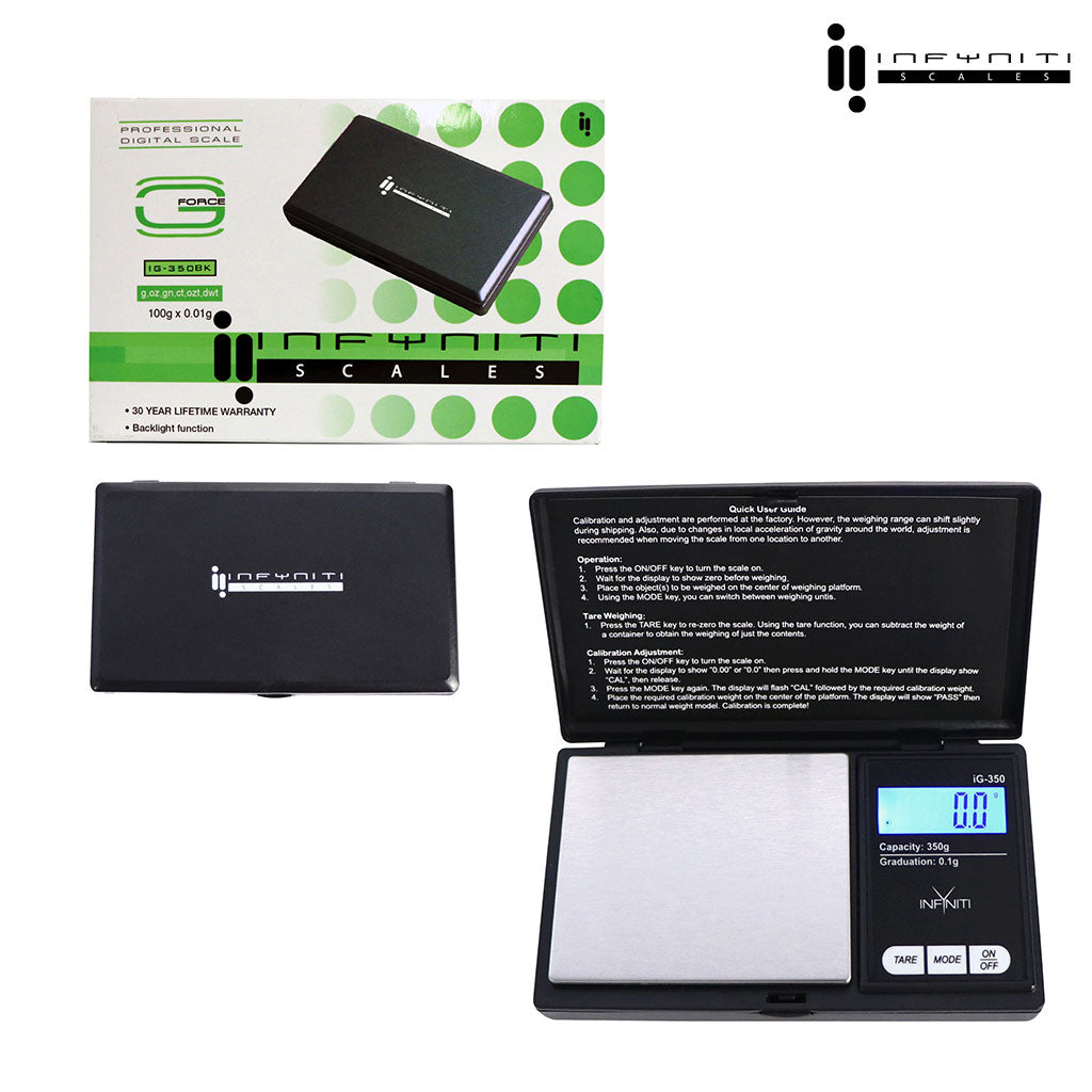 G-Force; 350G X 0.1G, Pocket Scales