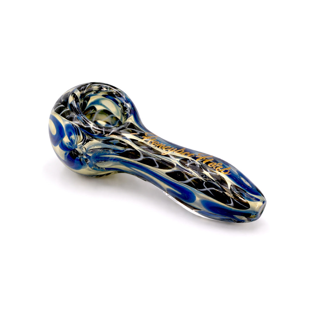 Inside Out Latticino Hand Pipe Spoon
