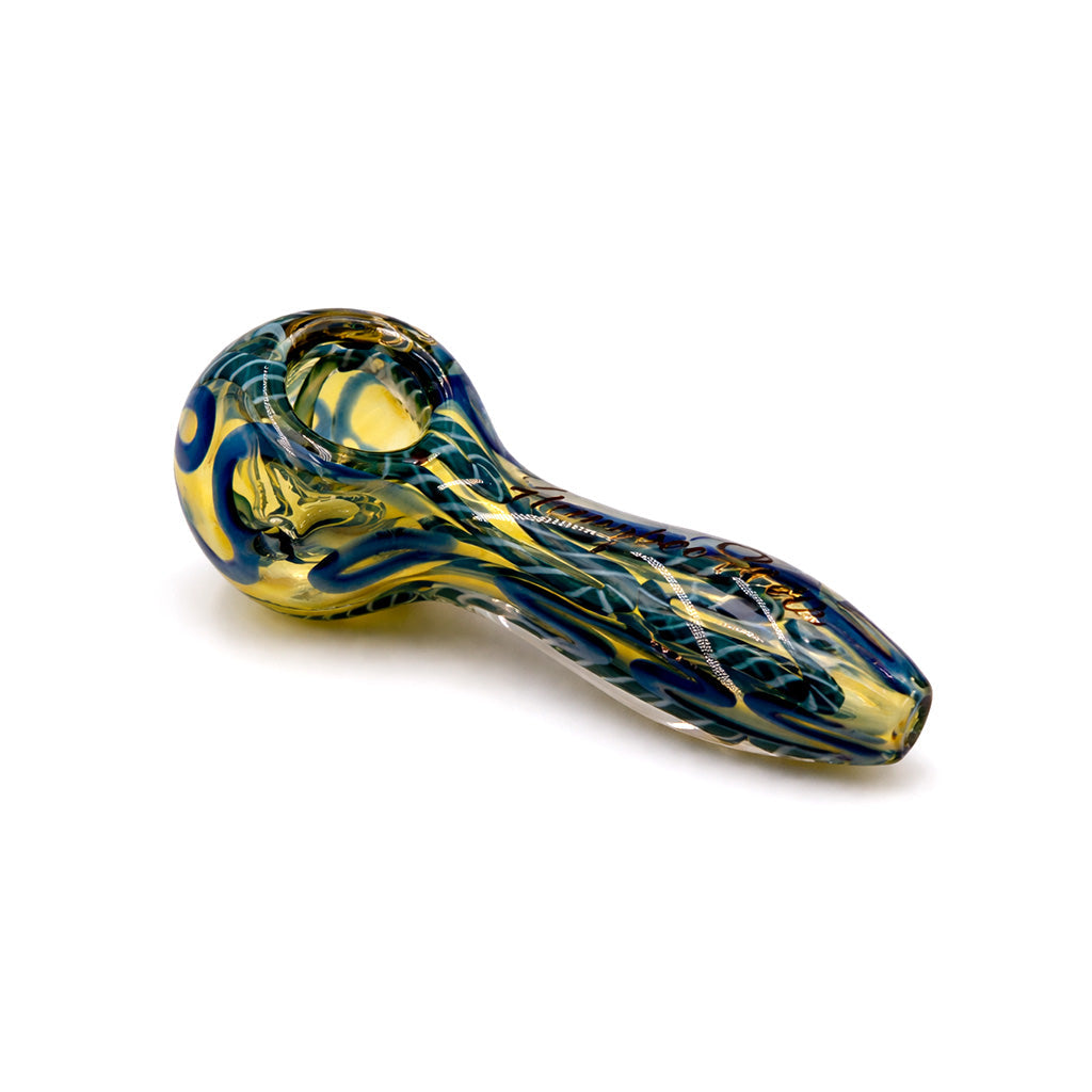 Inside Out Latticino Hand Pipe Spoon