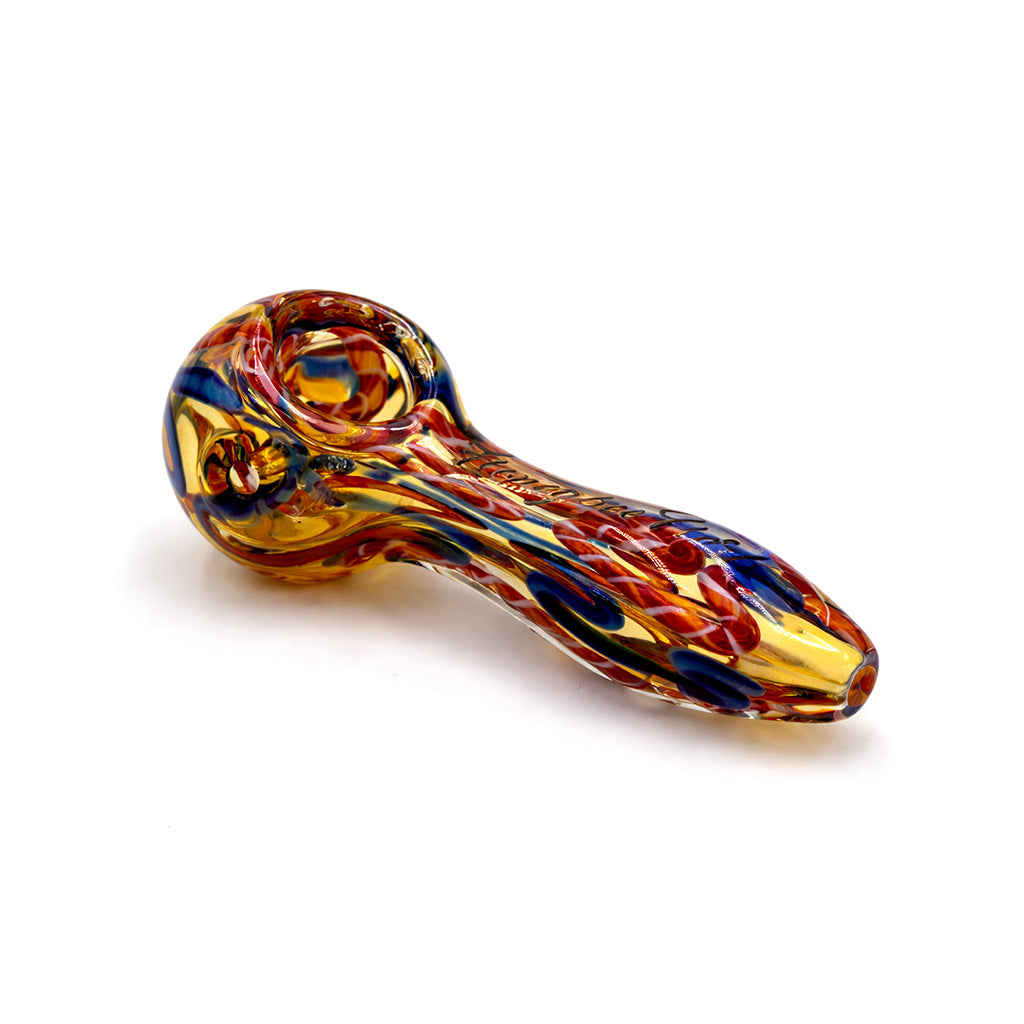 Inside Out Latticino Hand Pipe Spoon