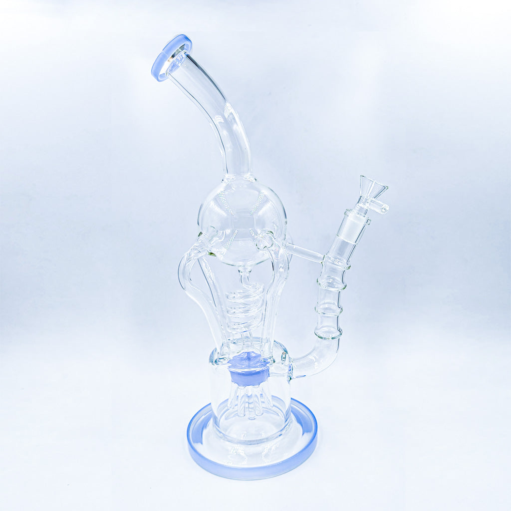 Coil And Sprinkler Tree Dual Perc Recycler Rig